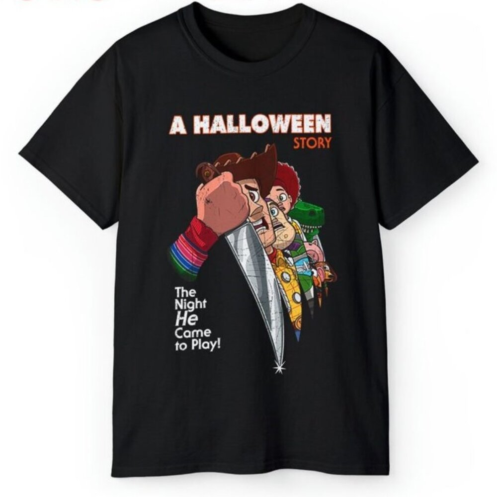 A Halloween Story Toy Story Vintage Cartoon Movie Shirt  89